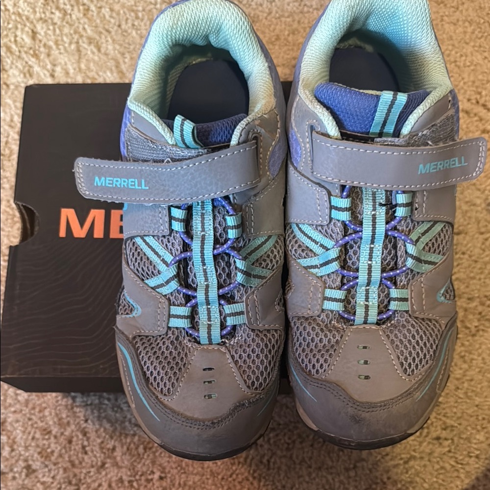 Merrell Kids' Gray and Blue Shoes